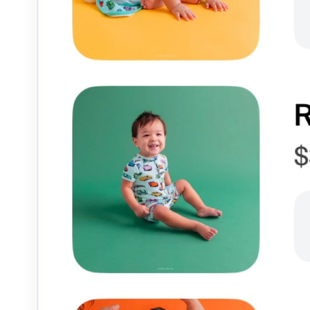 Posh peanut hot wheels romper 18/24 months